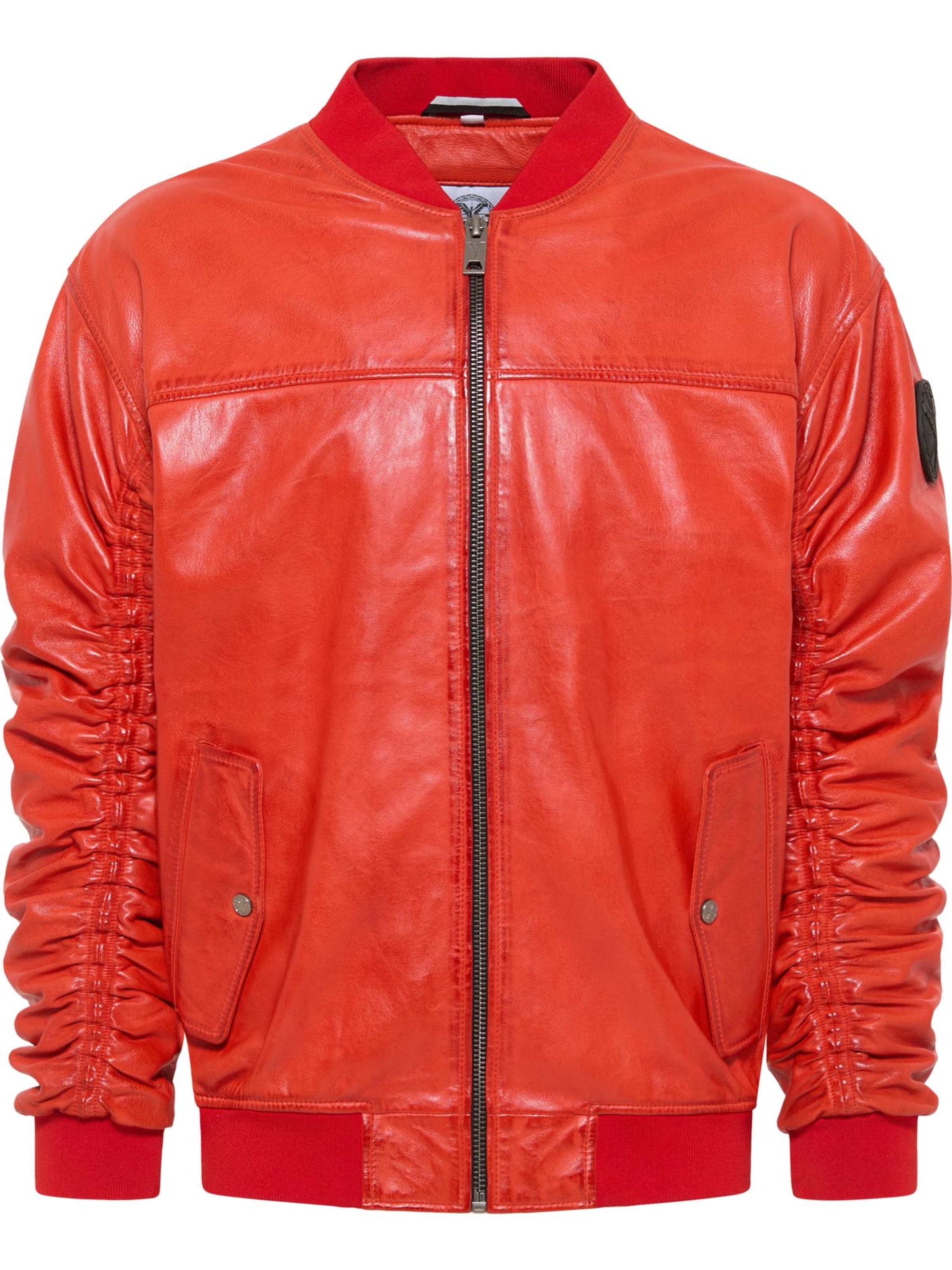 Veste mi-saison 'Desiato' Carlo Colucci en orange : devant