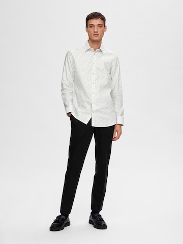 SELECTED HOMME Slim fit Overhemd 'Soho' in Wit