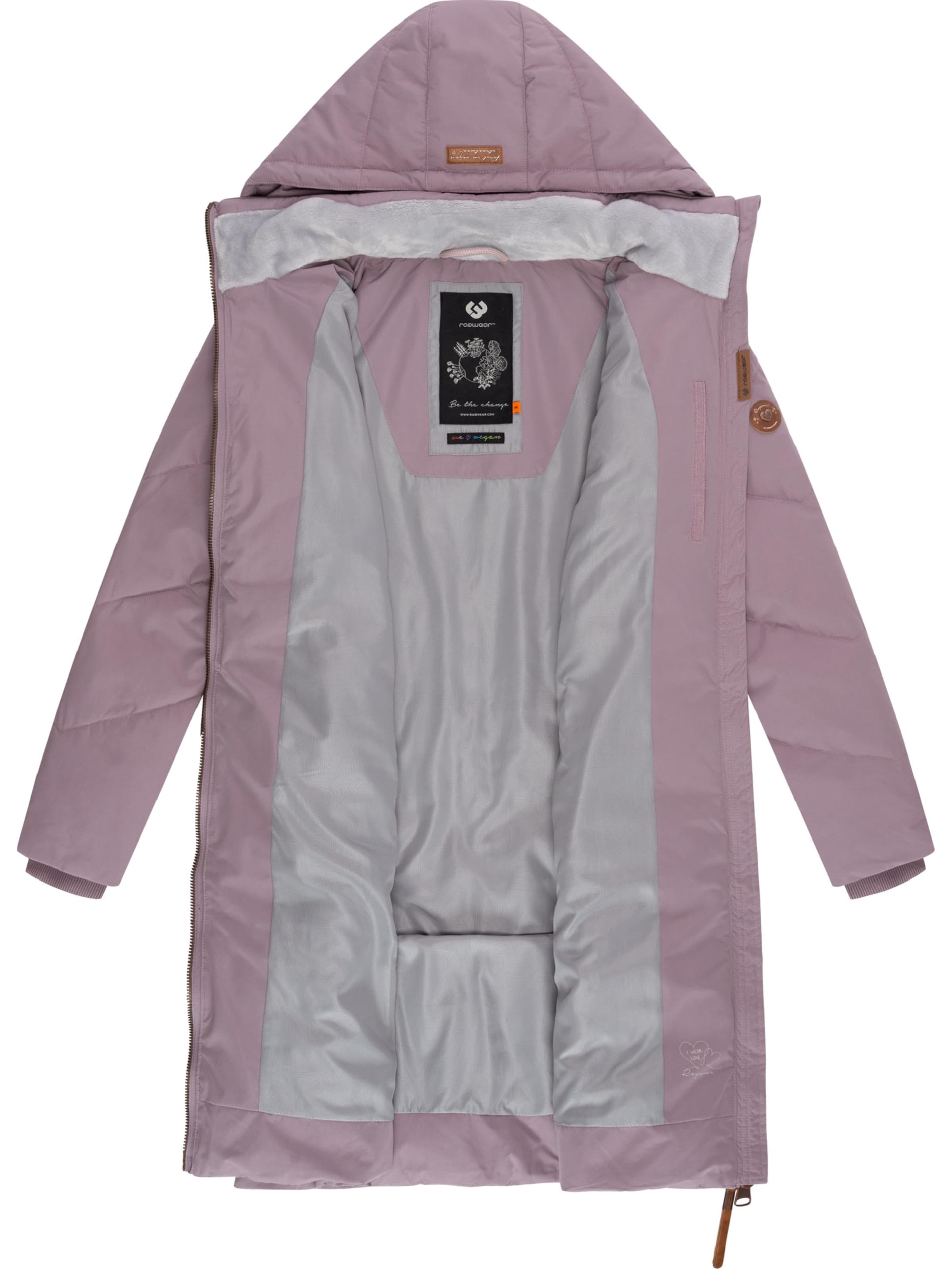 Ragwear Зимнее пальто 'Rebelka' в Лиловый