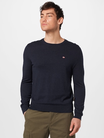 NAPAPIJRI Sweater 'Decaur' in Blue: front