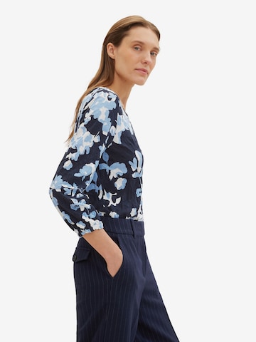 TOM TAILOR Blouse in Blue