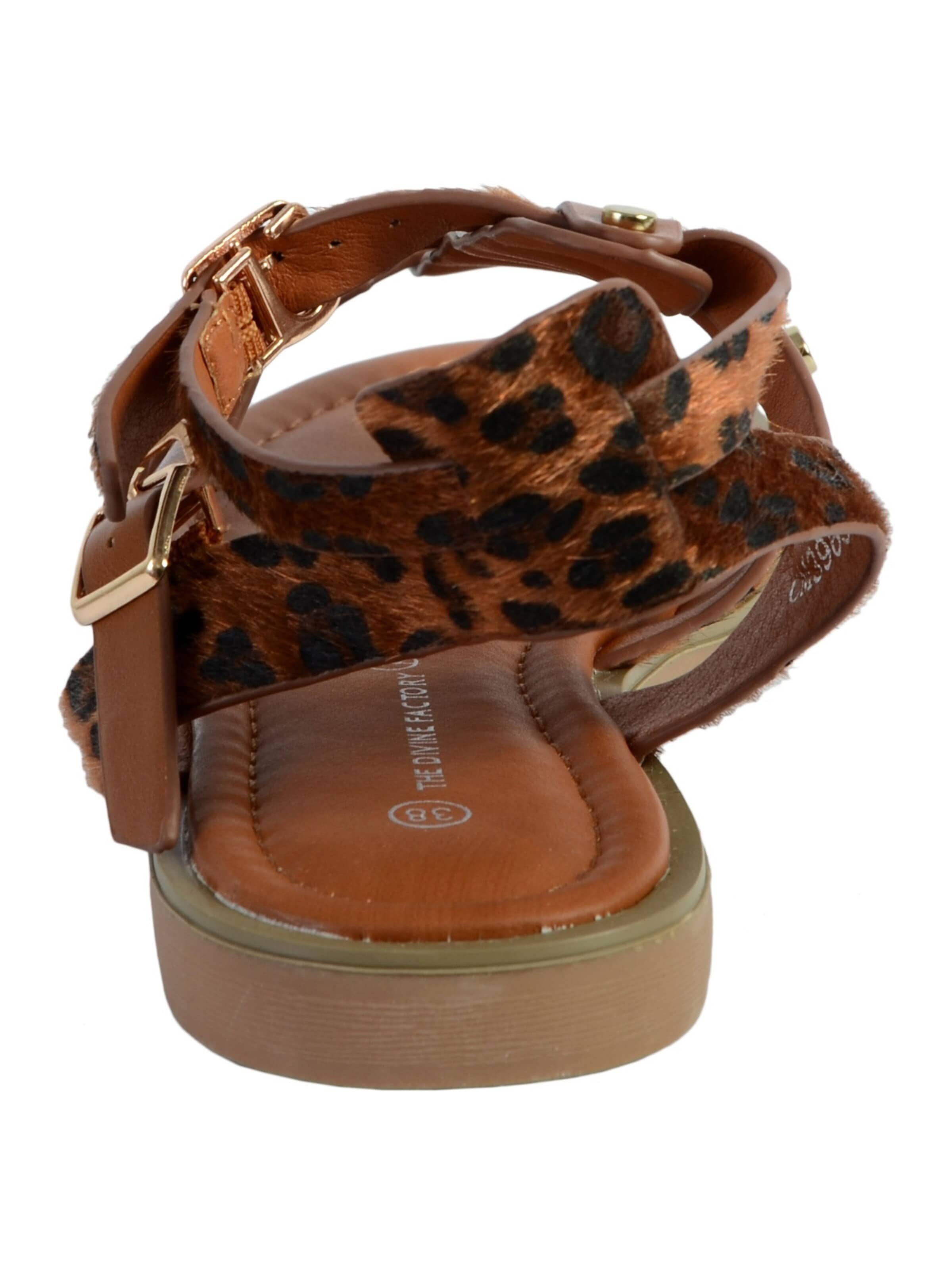 The Divine Factory Sandal in Brown
