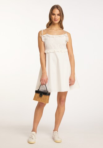 MYMO - Vestido de verão 'Nolie' em branco