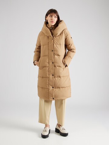 Lauren Ralph Lauren - Sobretudo de inverno em bege: frente