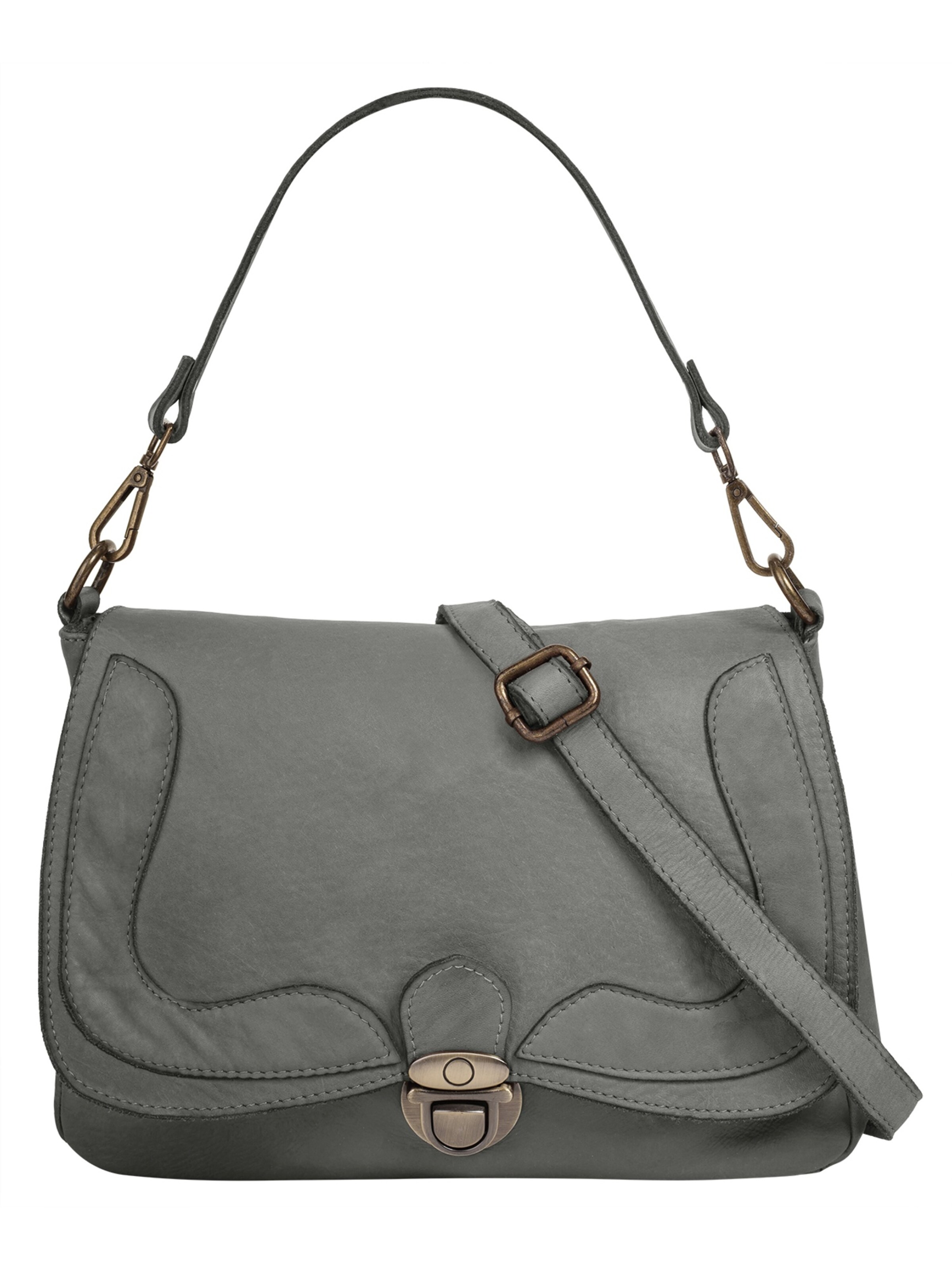 Sac à bandoulière Samantha Look en gris : devant