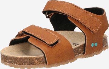 BunniesJR Sandals & Slippers 'Bas' in Brown: front