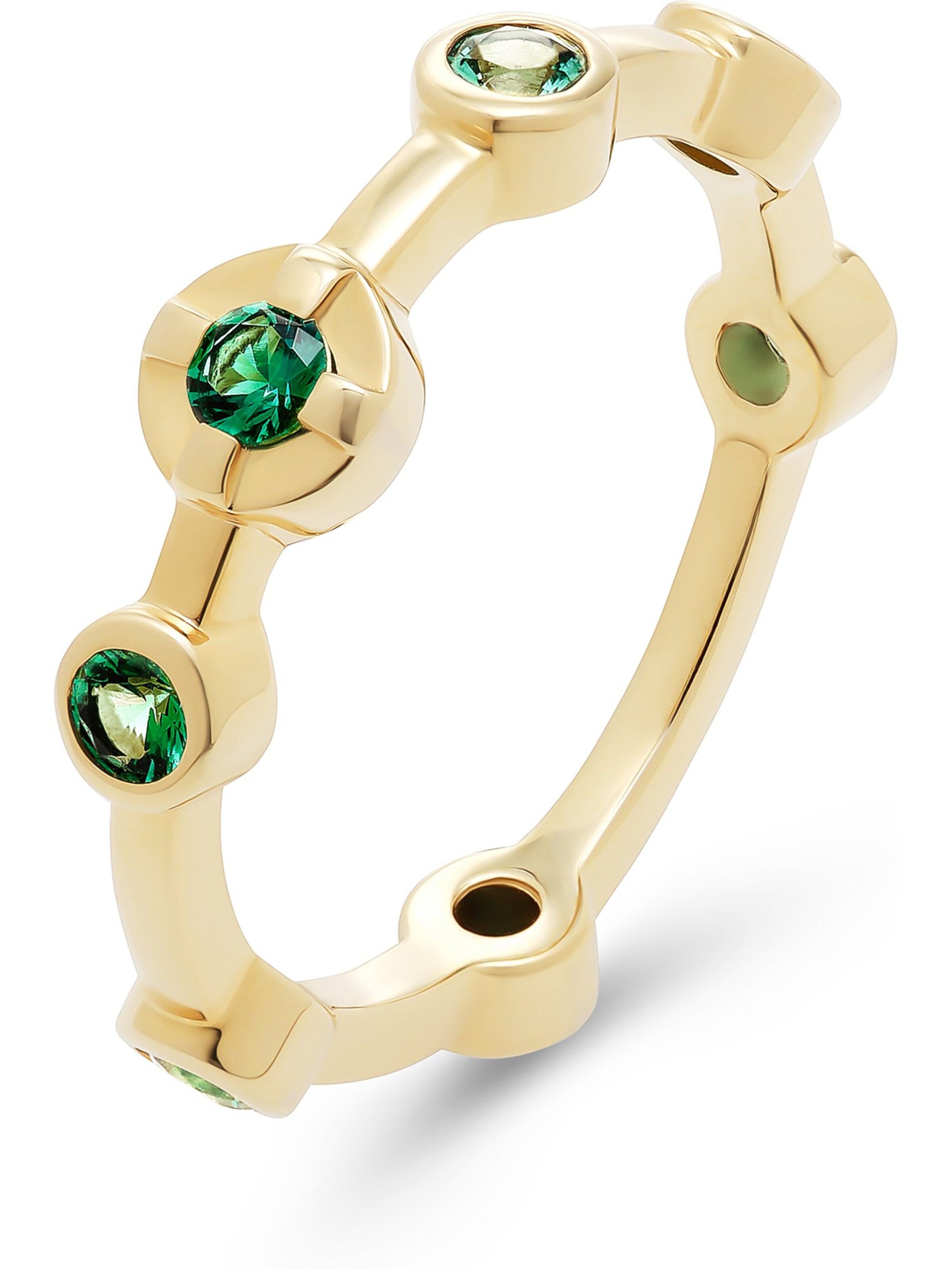 JETTE Ring in Gelb: Vorderseite