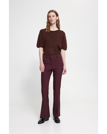 ICHI Flared Broek in Rood