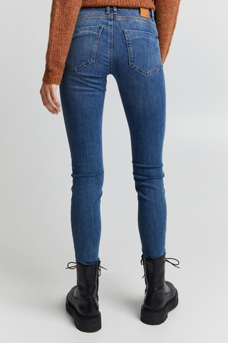 PULZ Jeans - Skinny Calças de ganga 'Zanna' em azul