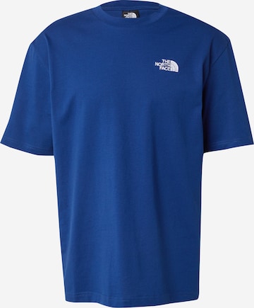 T-Shirt THE NORTH FACE en bleu : devant