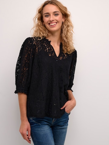 Cream - Blusa 'Kaspis' em preto: frente