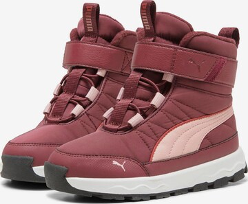 PUMA Snow Boots 'Evolve' in Red: front