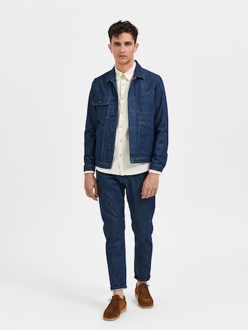 SELECTED HOMME Prehodna jakna 'Will' | modra barva