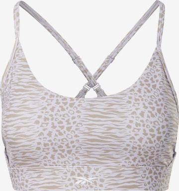 Reebok Bustier Sport-BH 'Safari' in Lila: predná strana