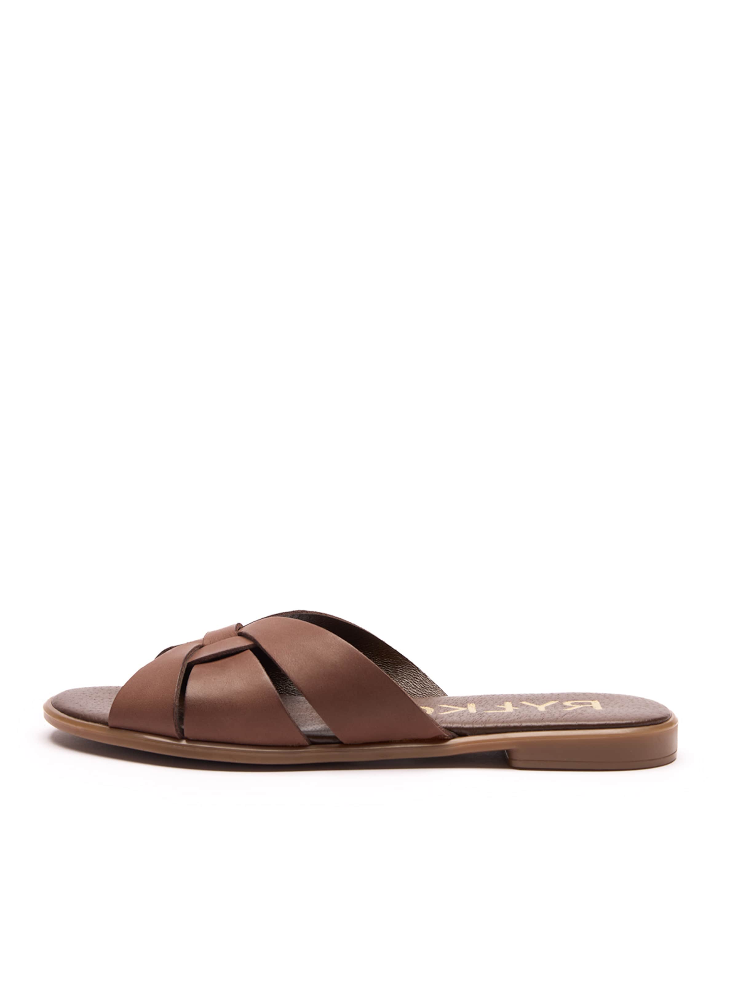 Mule RYŁKO en marron : devant