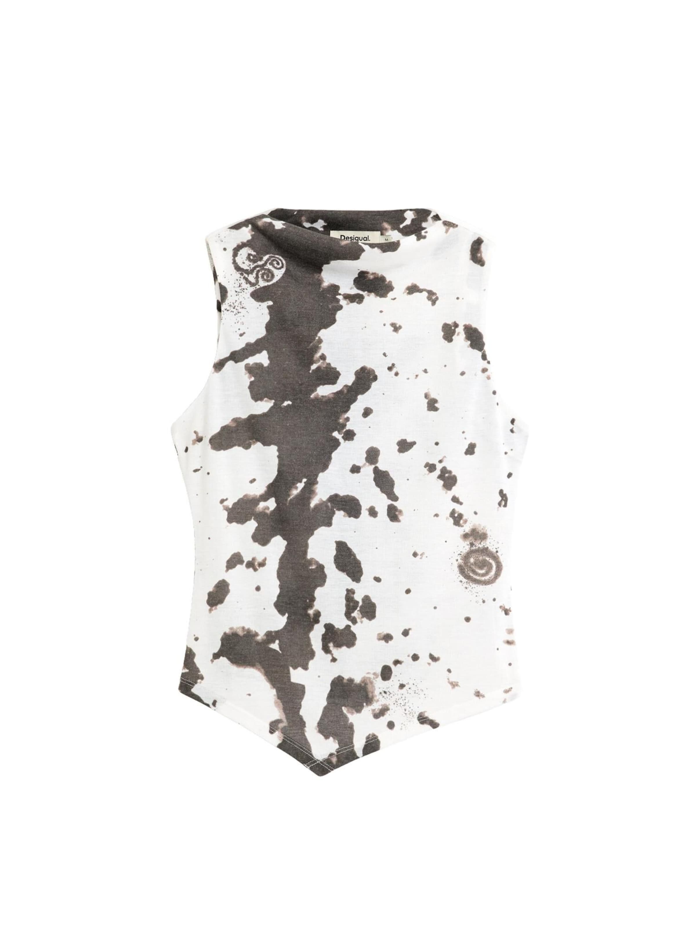 Desigual Тениска в бяло: отпред