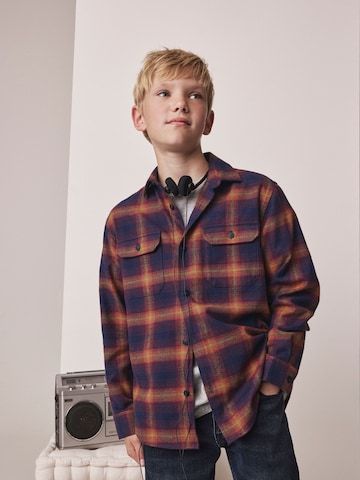 Coupe regular Chemise Next en orange : devant