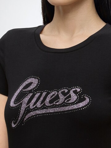 GUESS Тениска в черно