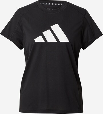 ADIDAS PERFORMANCE Performance Shirt in Black: front