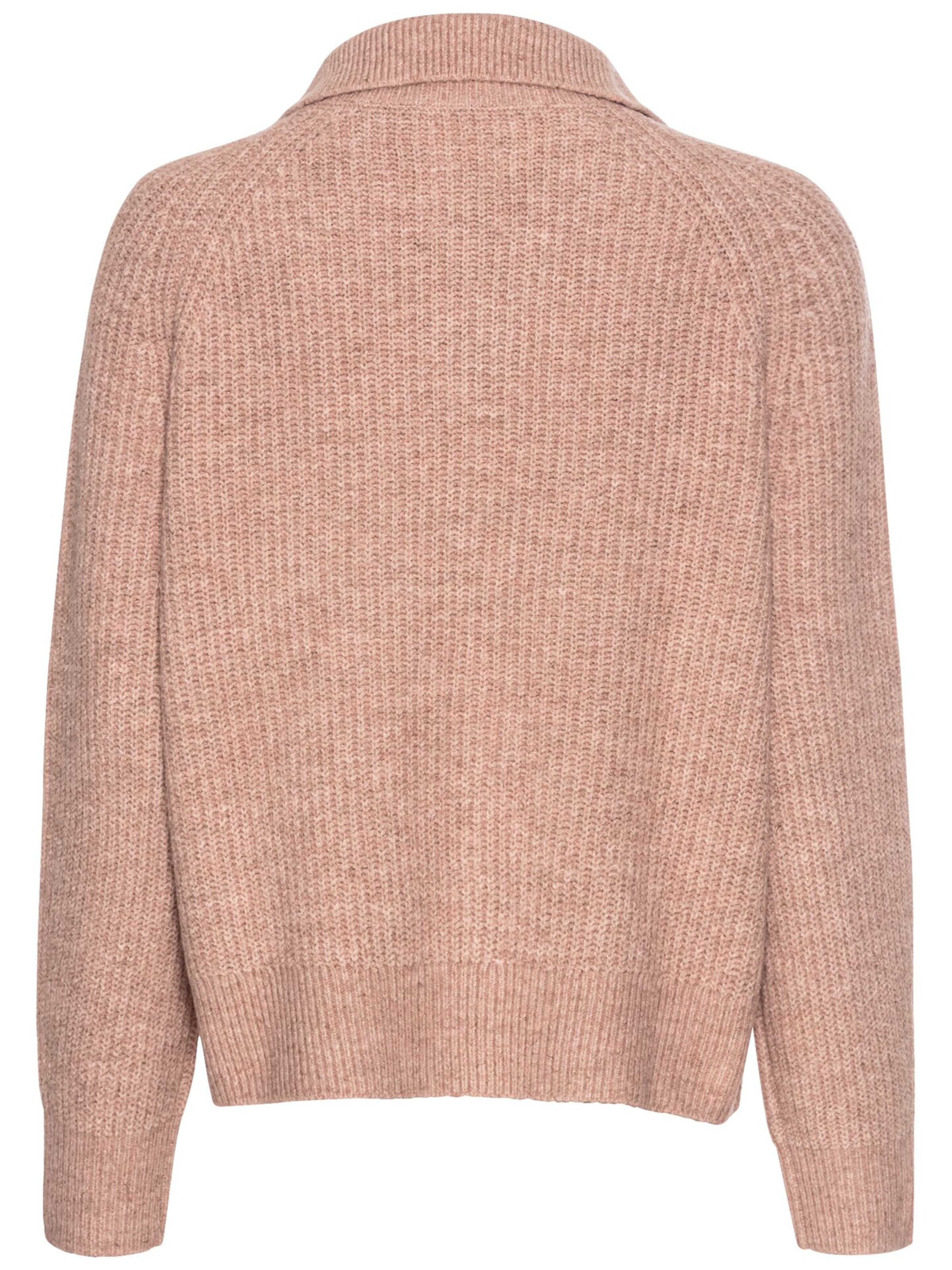 CAMEL ACTIVE Troyer Pullover aus recyceltem Polyester in Pink