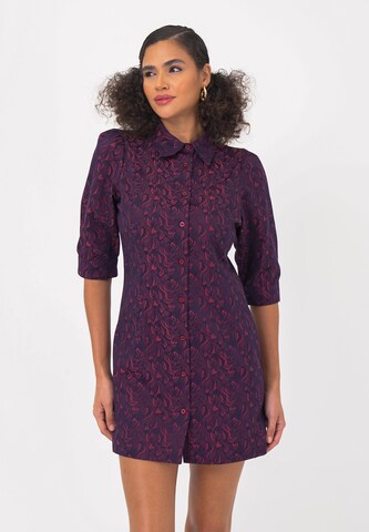 FRESHLIONS Kleid 'Neria' in Lila: Vorderseite