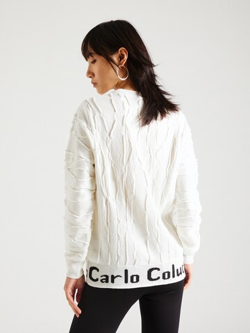 Carlo Colucci Pullover i hvid