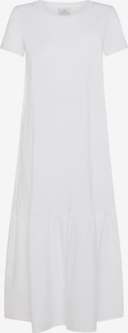 Robe DEHA en blanc : devant