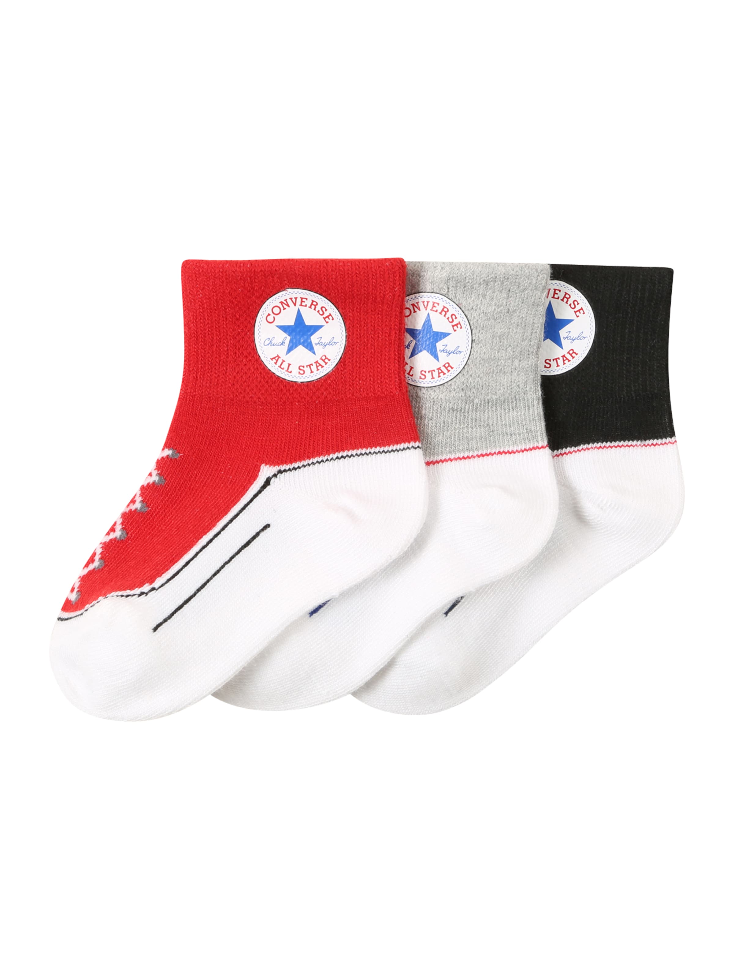 CONVERSE Socks 'Infant' in Mixed colours: front