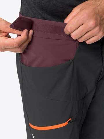 VAUDE Regular Outdoor trousers 'Tekoa' in Black