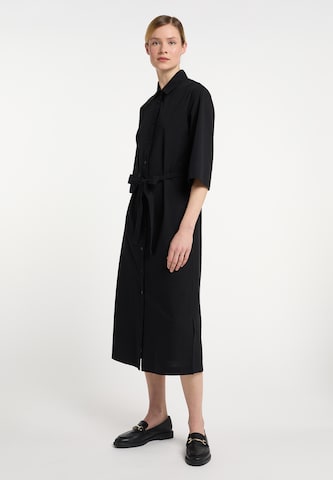 DreiMaster Klassik Shirt Dress in Black