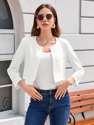 Yesfashion Marynarka w kolorze biały