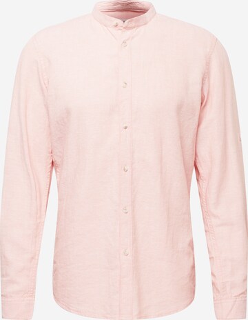 TOM TAILOR DENIM Slim fit Overhemd in Roze: voorkant