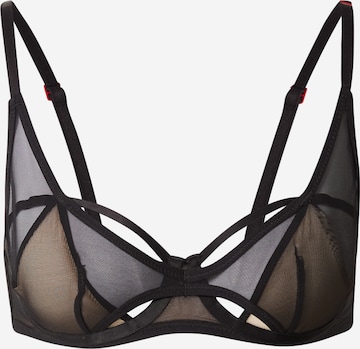 Reggiseno 'Le' di Scandale éco-lingerie in nero: frontale