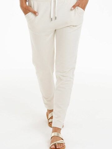 MARC AUREL Regular Pants in White: front