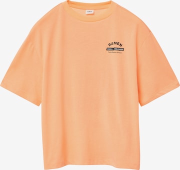 T-Shirt s.Oliver en orange : devant