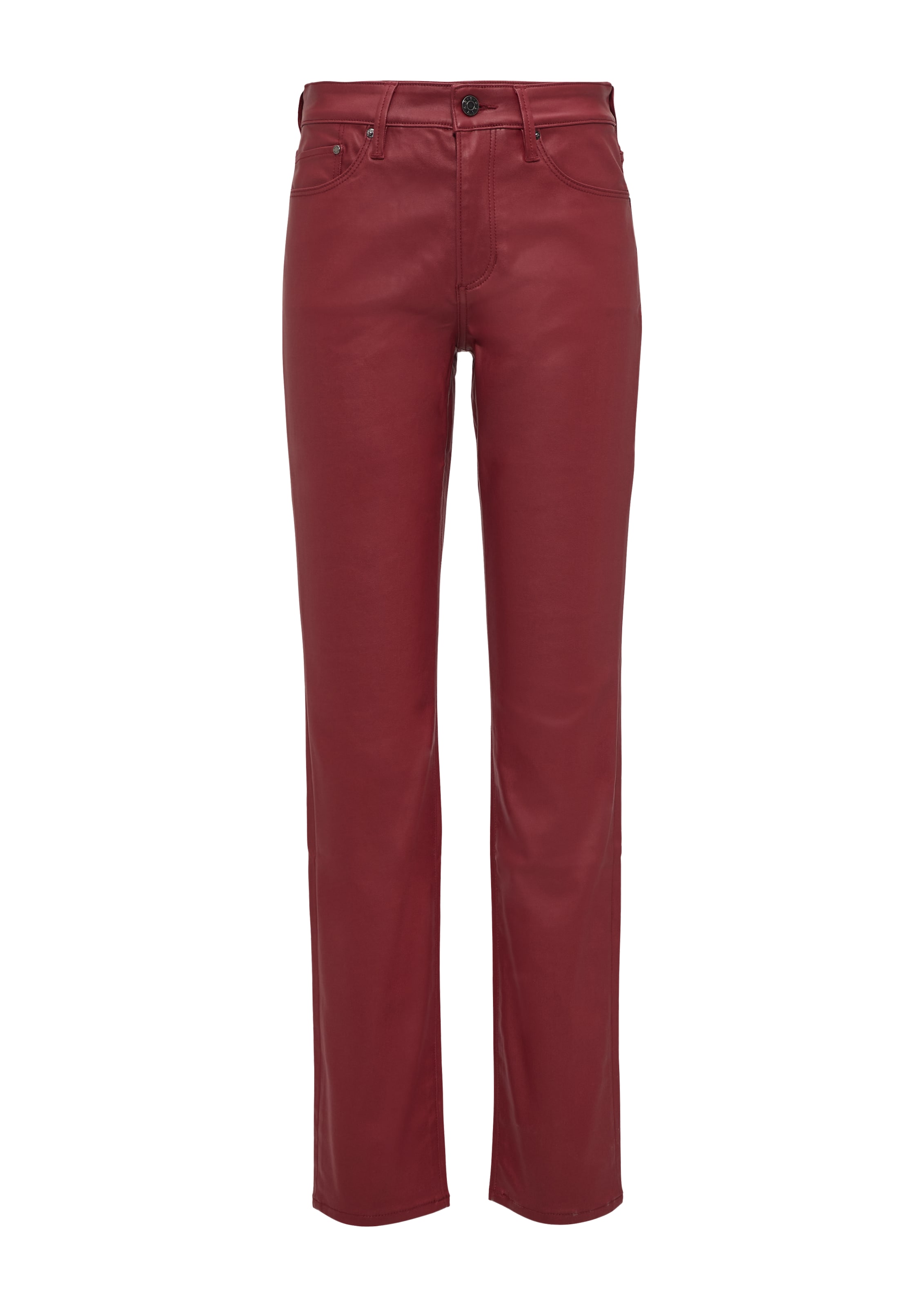 s.Oliver Slimfit Jeans 'Betsy' in Rood: voorkant