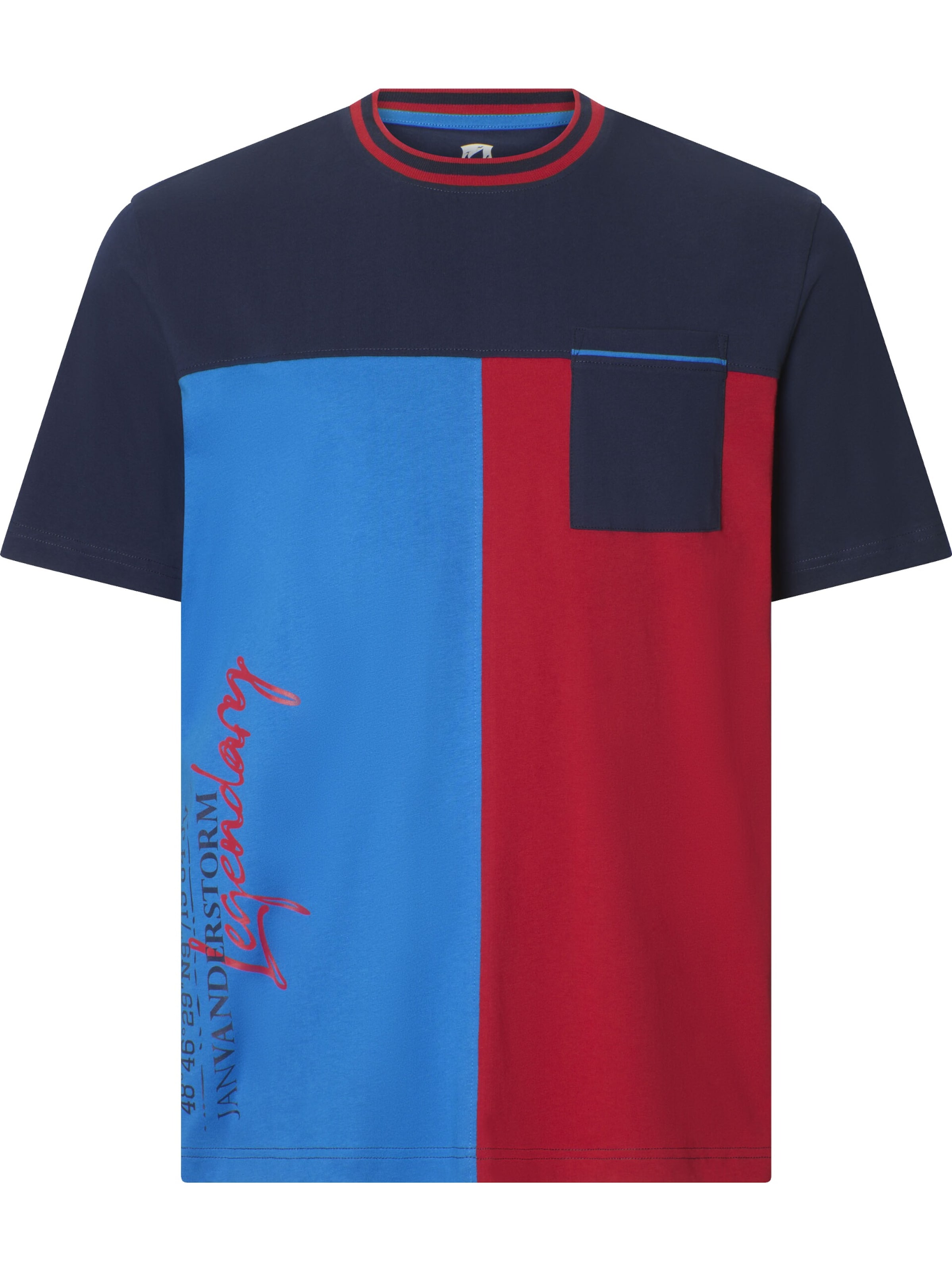 Jan Vanderstorm Short Pajamas 'Bernfried' in Blue