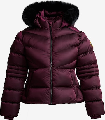 Zavetti Canada - Casaco de inverno em vermelho: frente