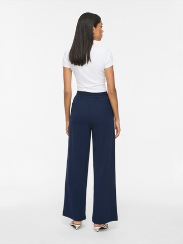 VILA Wide leg Broek 'VICLUA' in Blauw