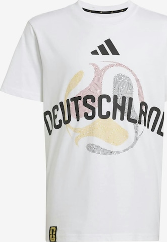 balta ADIDAS PERFORMANCE Sportiniai marškinėliai 'FIFA Fussball-Weltmeisterschaft 26™ Deutschland': priekis