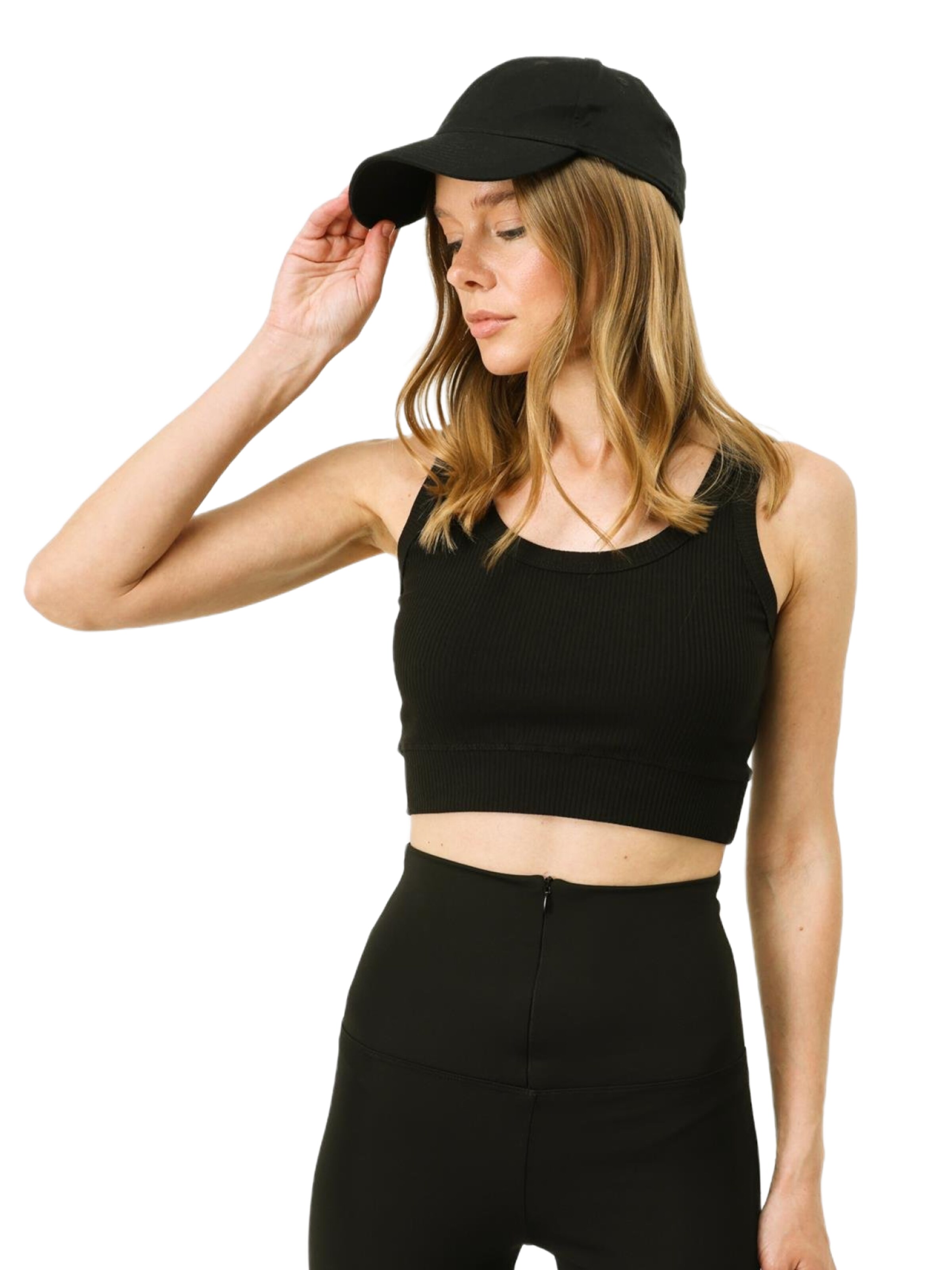 C&City Top in Black: front