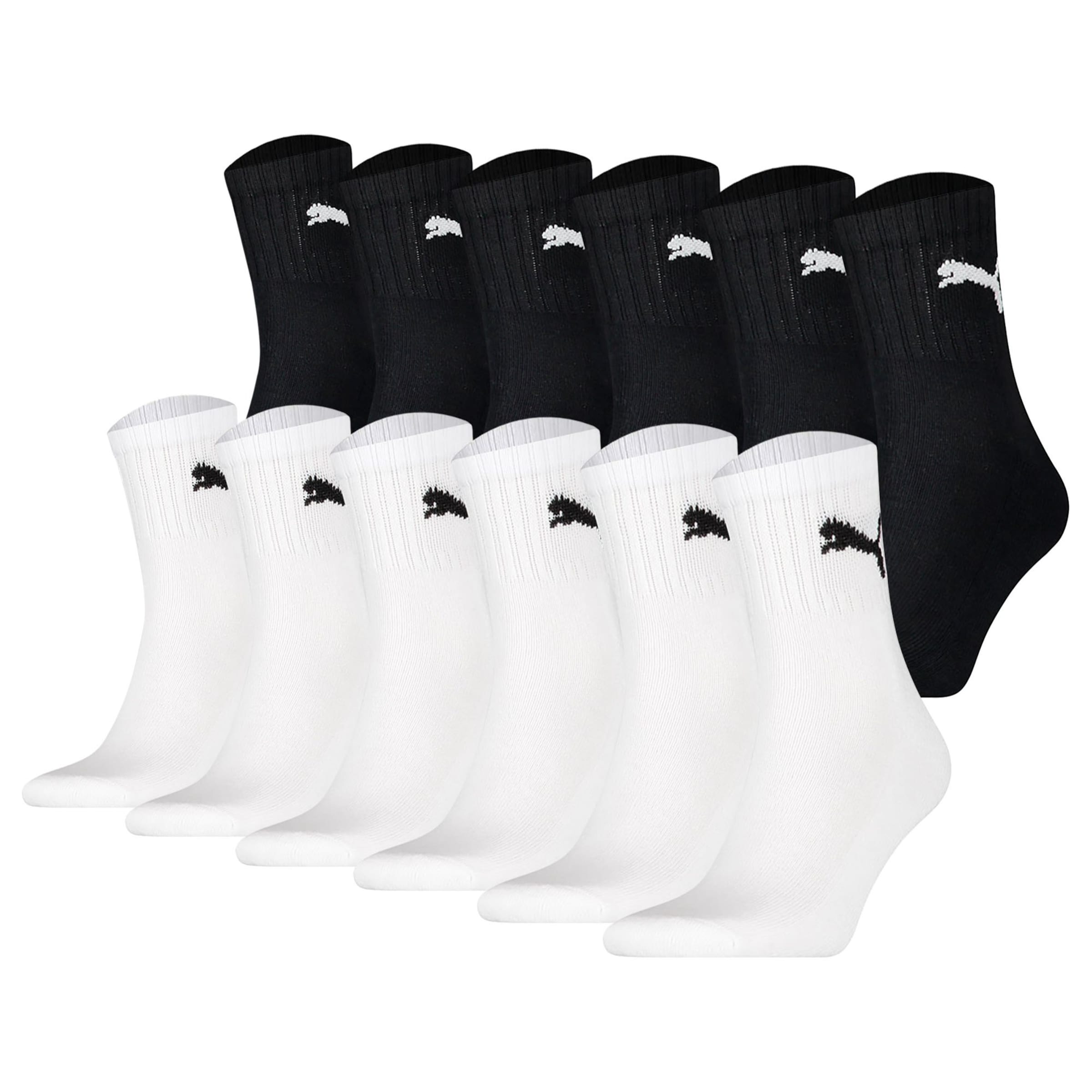 PUMA Socken in Schwarz: Vorderseite