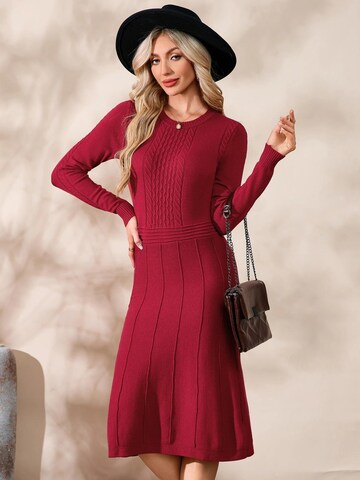 Yesfashion Strickkleid‌ in Rot