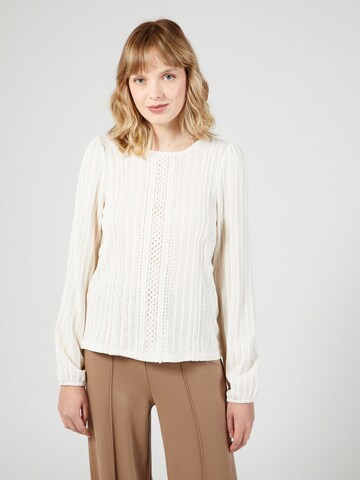 Pull-over 'VIALITA' VILA en beige : devant