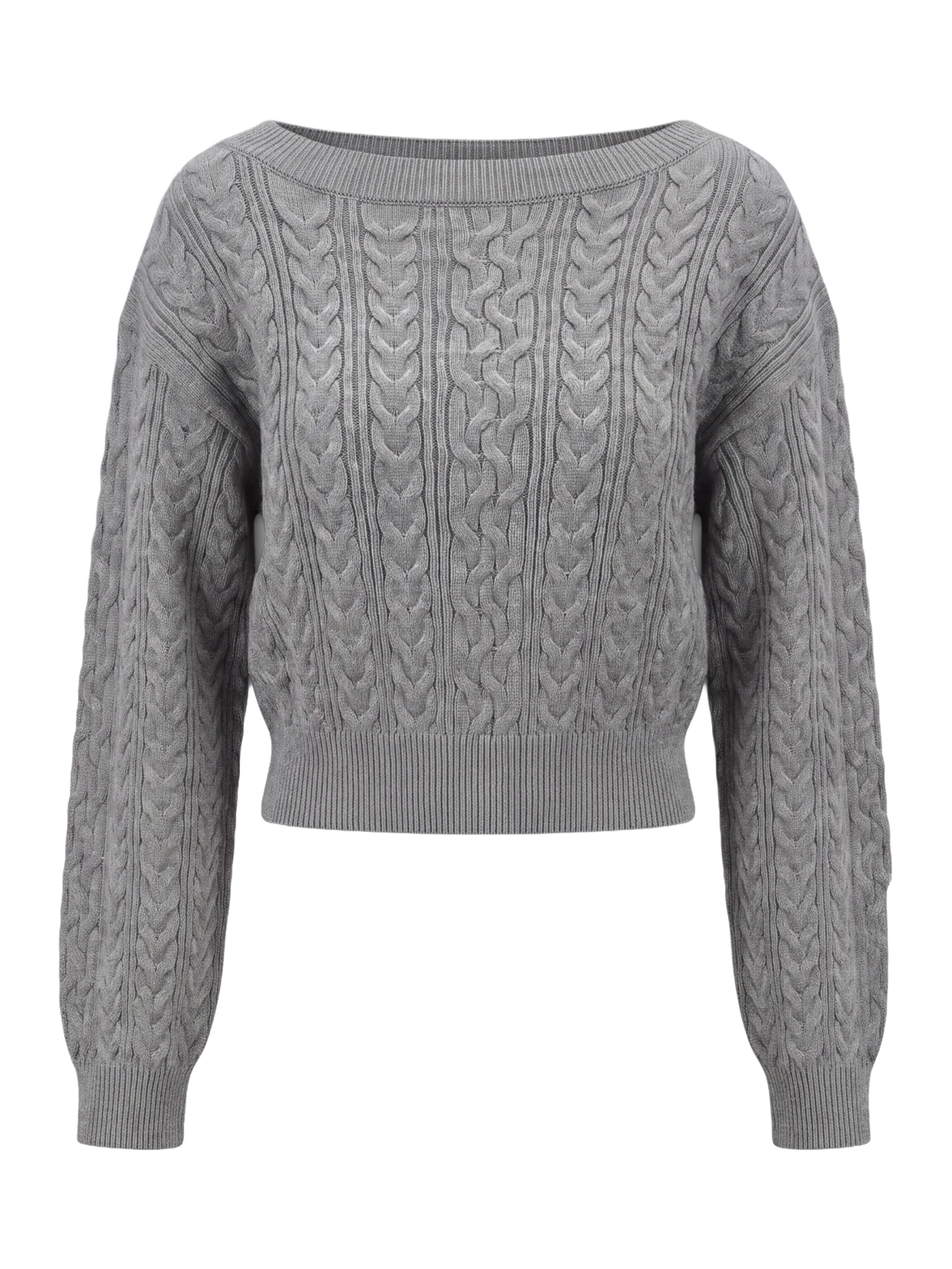 studioselect Pullover 'Ella' in S in grau, Produktansicht