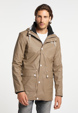 Veste fonctionnelle ICEBOUND en marron : devant