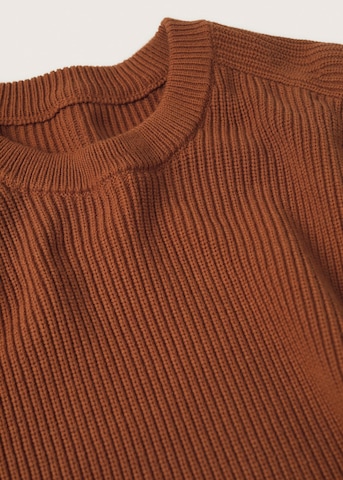 MANGO MAN Sweater 'Texas' in Brown