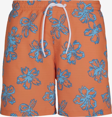 Shorts de bain Urban Classics en orange : devant