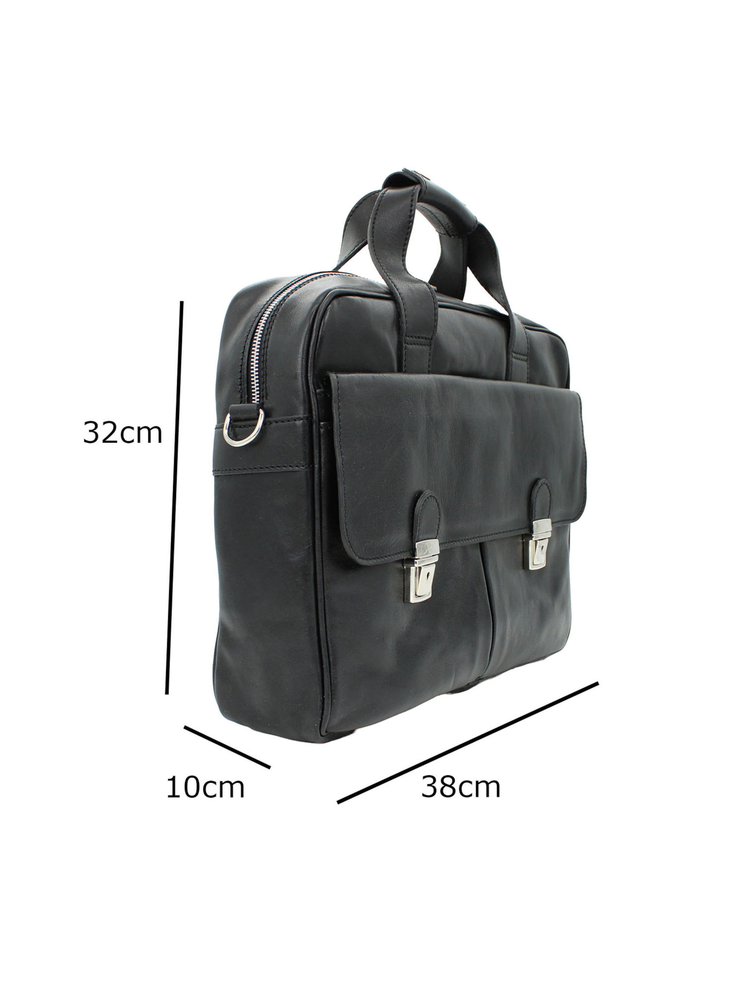 bupell Laptoptasche 'Clemente'‌‌‌ in Schwarz