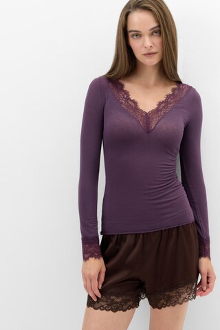 INTIMISSIMI Shirt 'Ultralight' in Purple: front